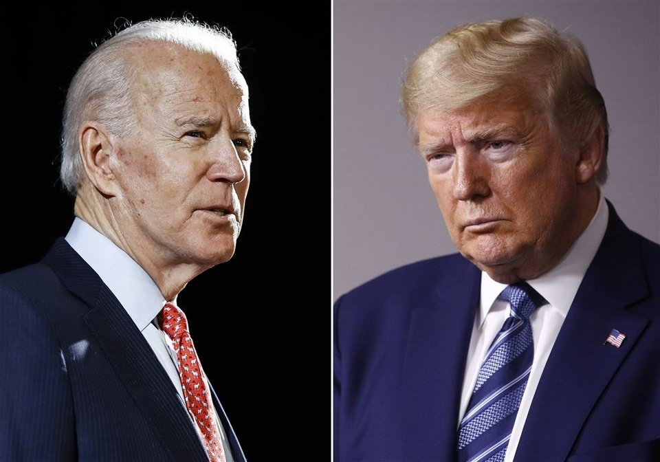 President Trump criticized Mr. Biden for `empty talk` 0